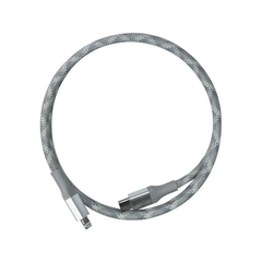 Magnetic Braided Usb-C To Usb-C Fast Charging & Data Transfer Cable, Anti-Tangle Woven Charging Cord For Portable Electronics