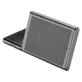 Mini Foldable Wireless Conference Speakerphone, Dual Mic Portable Voice Call Audio Unit With Intelligent Noise Suppression And Boosted Sound Mode