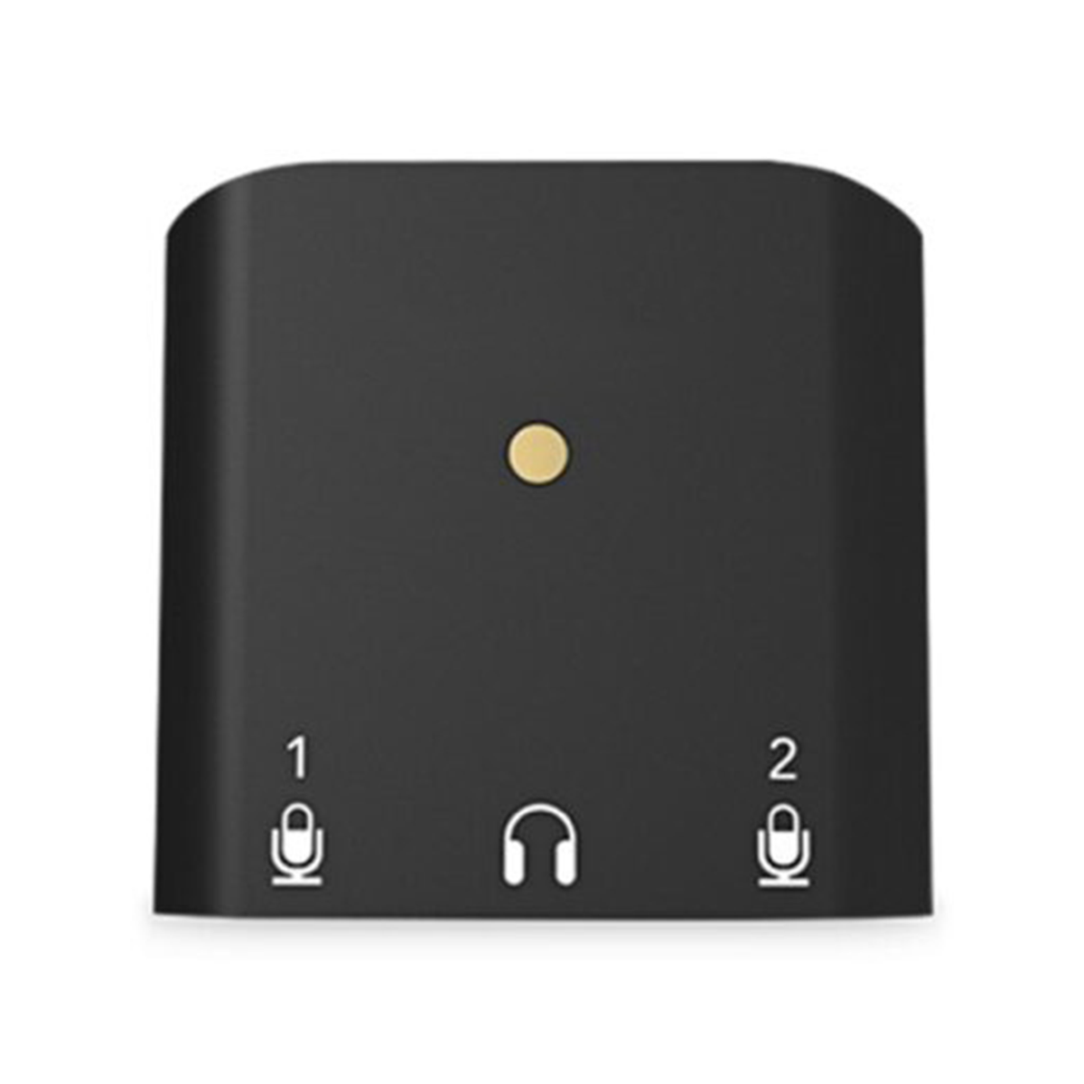 Ultra Compact Dual-Channel Portable Usb Recording Audio Interface, Dual 3.5Mm Auto-Sensing Mic Input Sound Adapter For Mobile Devices And Laptops