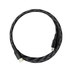 Magnetic Braided Usb-C To Usb-C Fast Charging & Data Transfer Cable, Anti-Tangle Woven Charging Cord For Portable Electronics