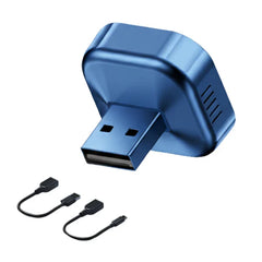 Dual Band 2.4G/5G Usb Wireless Infotainment Converter Dongle, Wired To Wireless Vehicle Media Link Adapter With Extension Cables