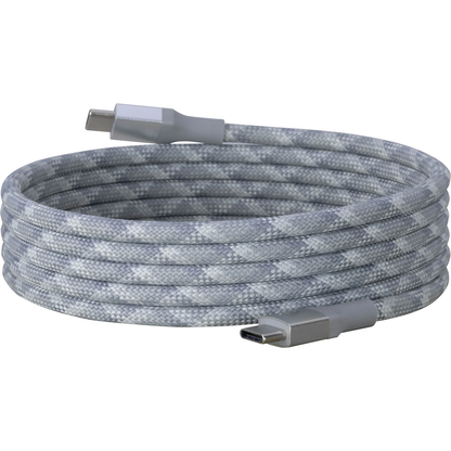 Magnetic Braided Usb-C To Usb-C Fast Charging & Data Transfer Cable, Anti-Tangle Woven Charging Cord For Portable Electronics