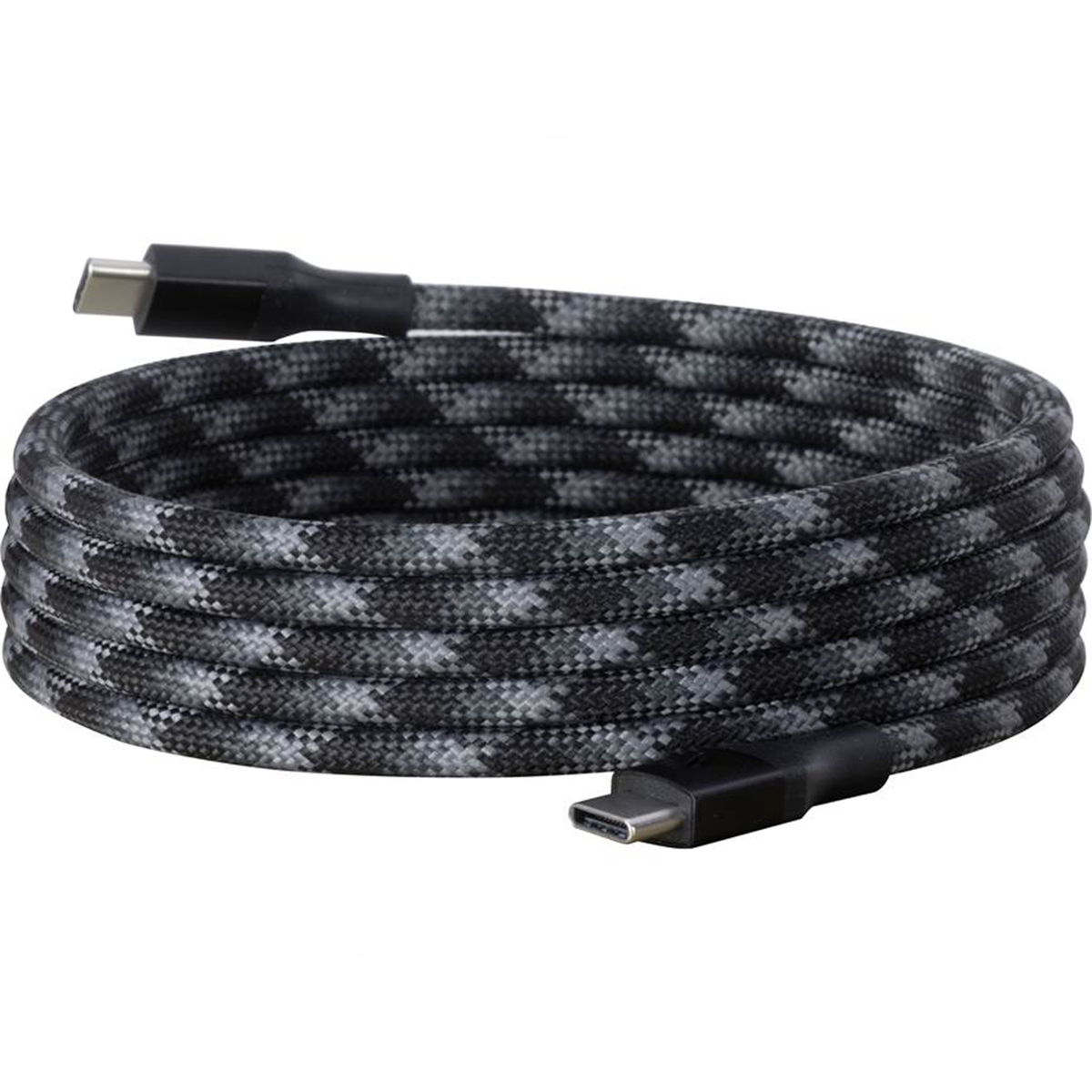 Magnetic Braided Usb-C To Usb-C Fast Charging & Data Transfer Cable, Anti-Tangle Woven Charging Cord For Portable Electronics