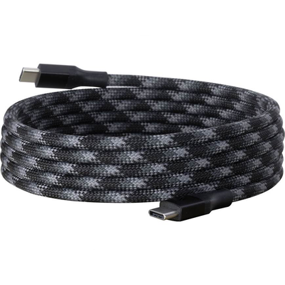 Magnetic Braided Usb-C To Usb-C Fast Charging & Data Transfer Cable, Anti-Tangle Woven Charging Cord For Portable Electronics