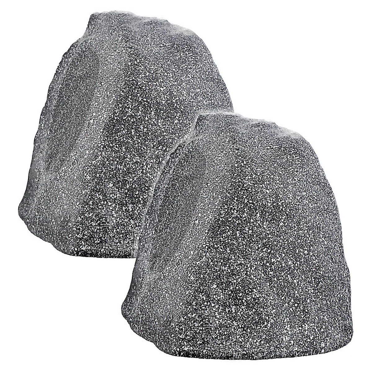 Dual All-Weather Landscape Rock Bluetooth Speaker Set, Wireless Outdoor Stereo Audio Pair With Active-Passive Channel Layout
