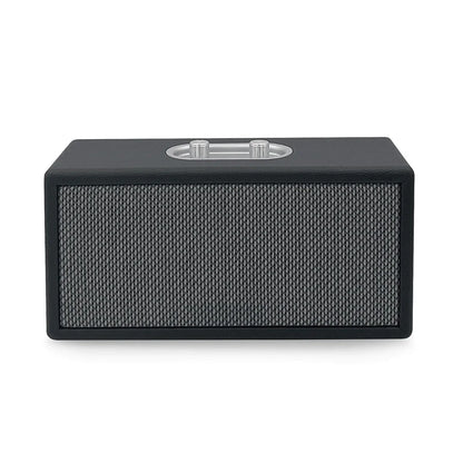Vintage Rectangular Multi-Function Wireless Audio Speaker, Tabletop Retro Bluetooth Sound Box With Multiple Playback Modes And Mic Input