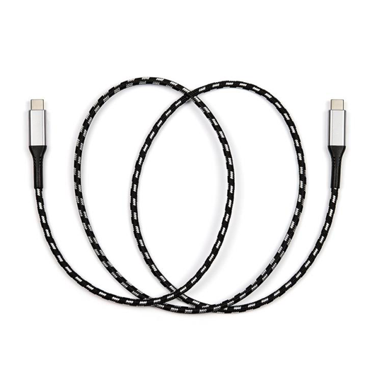 USB-C Cable Woven Braided 100CM In-Vehicle Data & Charging Cord For Car Infotainment Systems